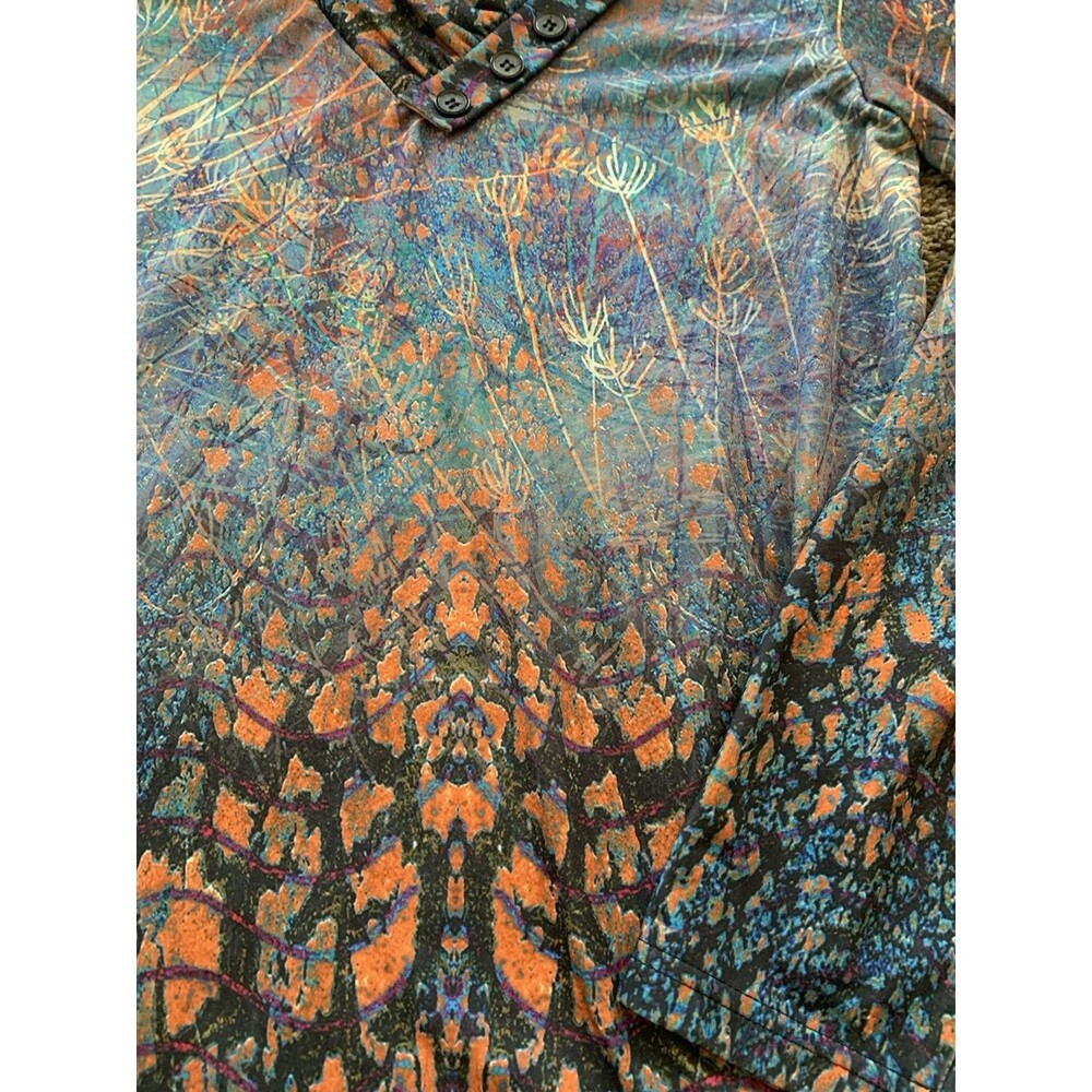 Azalea by Firmiana Woman’s Floral Crossover Neck Blouse-SIZE L - Picture 4 of 5